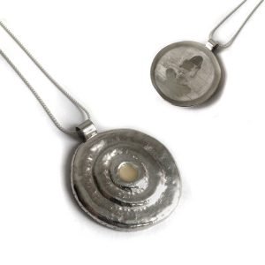 Colgante "Como gota de agua" con leche materna