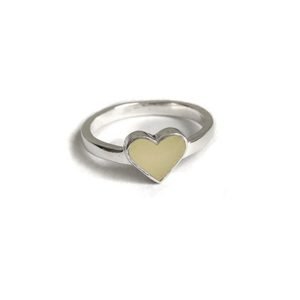 Anillo "Corazón" con leche materna