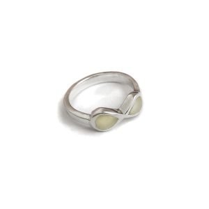 Anillo "Infinito" con leche materna