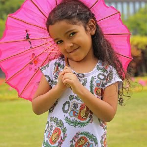 Vestido manga corta Escudo del Perú clásico