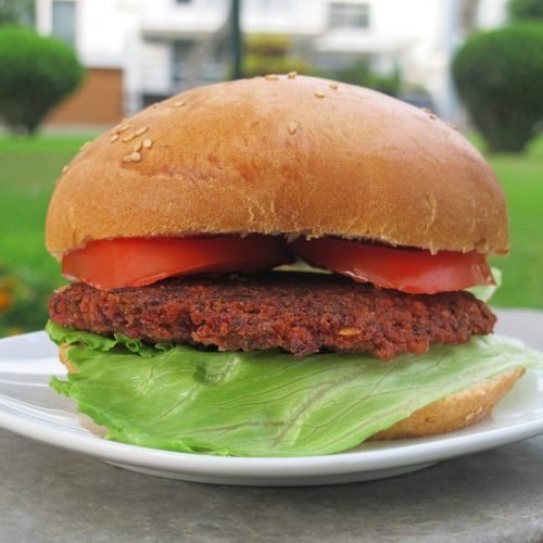 Foto Hamburguesa Lentejas limpia